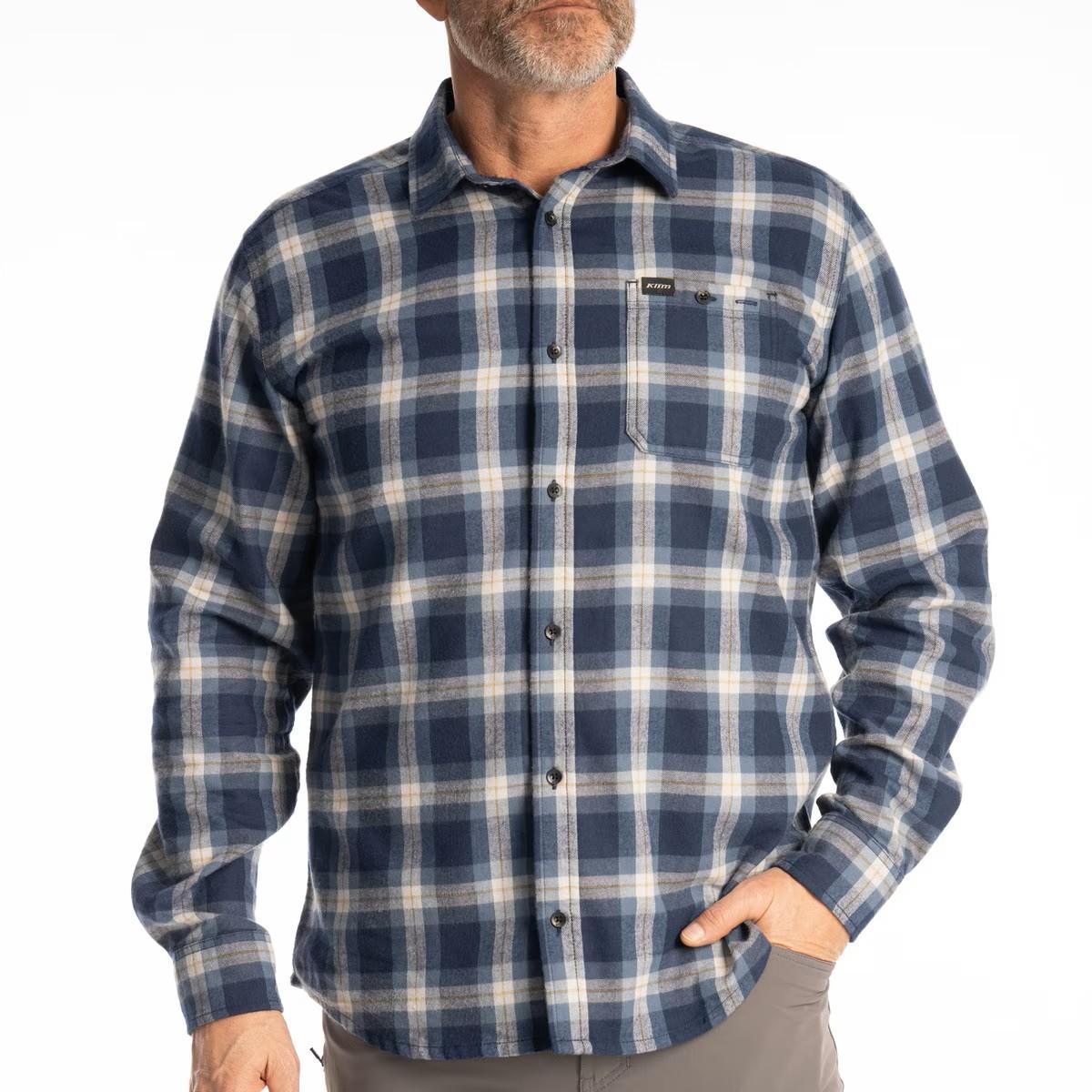 Alderson Flannel- Blue Fusion
