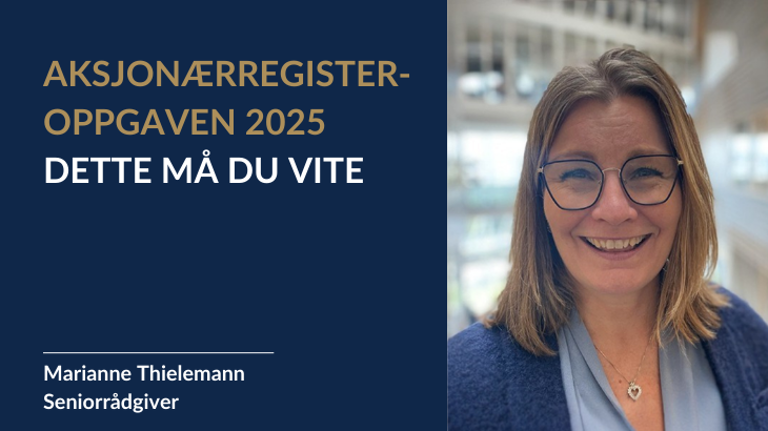 Aksjonærregisteroppgaven - dette trenger du å vite 