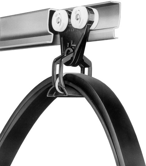 Strømtilførsel KBK flatkabel. Produktfoto.