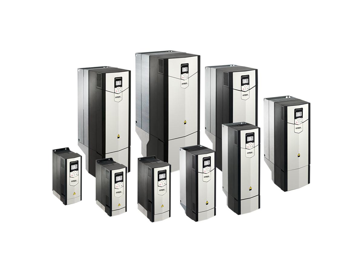 Frekvensomformere fra Demag. Dedrive Pro 880. Foto.