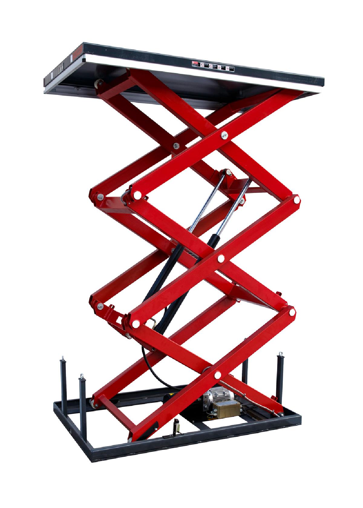 Løftebord 1000 kg, trippelsaks