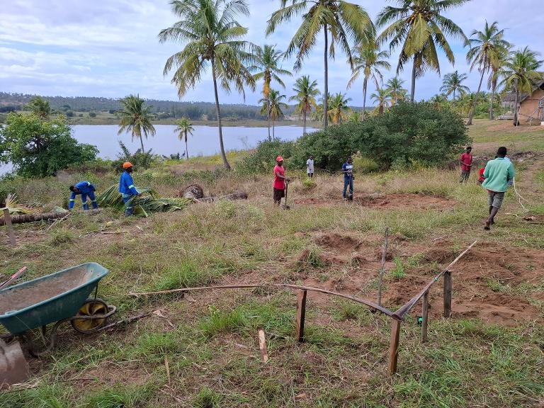 Første dag og nødvendige mål før graving