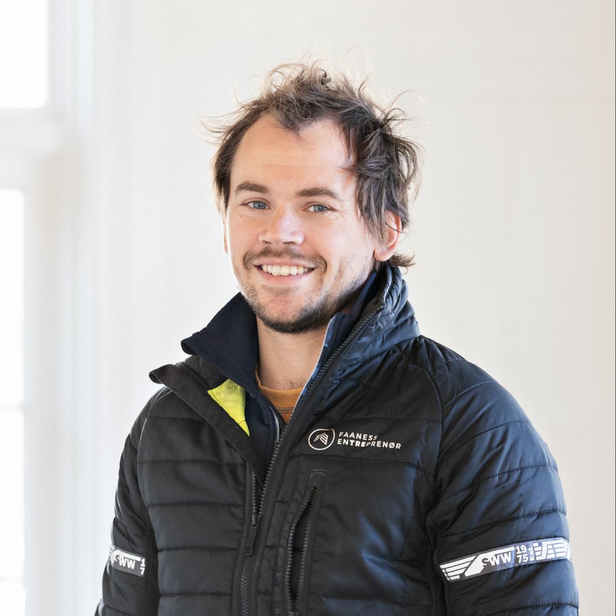 Bastian Faaness daglig leder Faaness Entreprenør