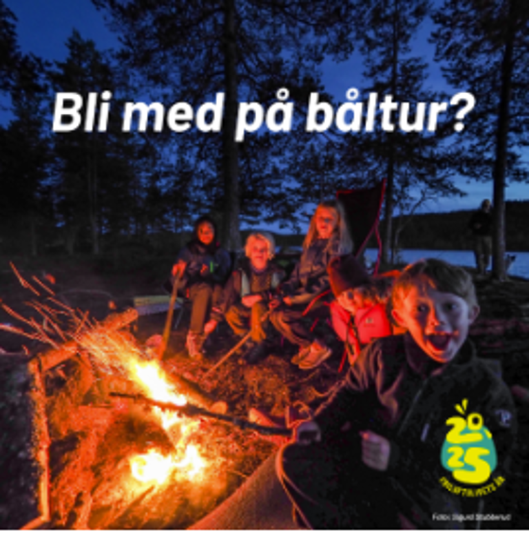 Friluftslivets år 2025 – Hele Norge båler 18. januar