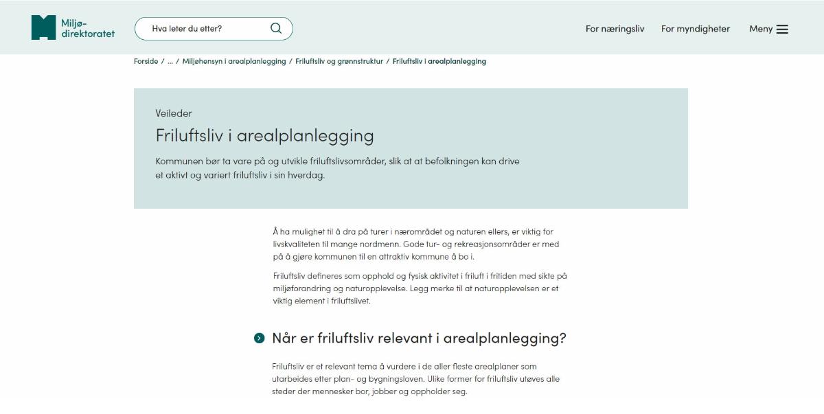 Miljødirektoratet faksimile