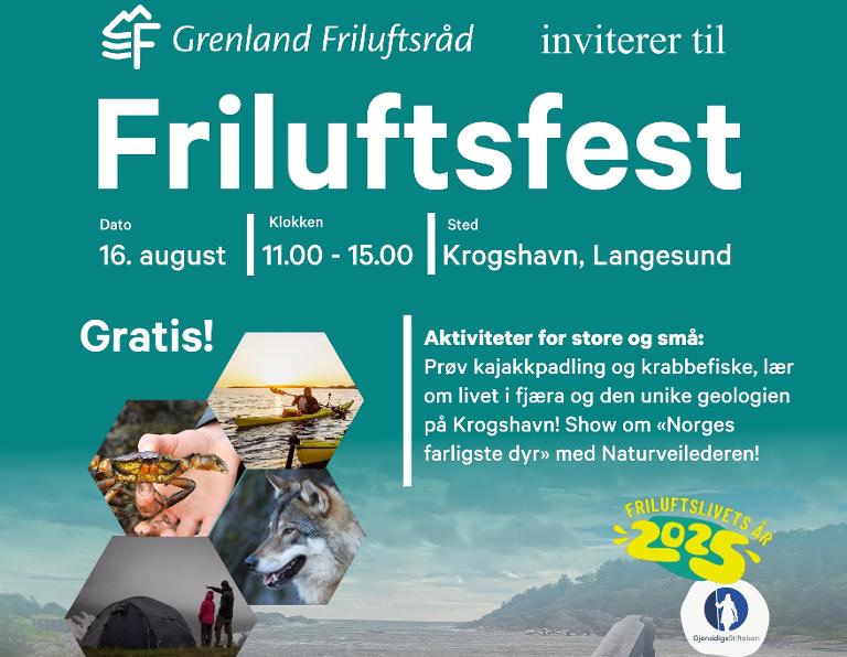 Friluftsfest på Krogshavn 16.august!