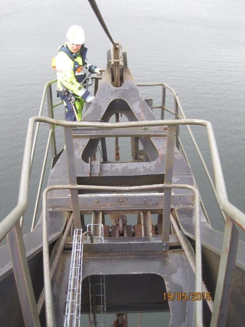 Stålstruktur. Foto.