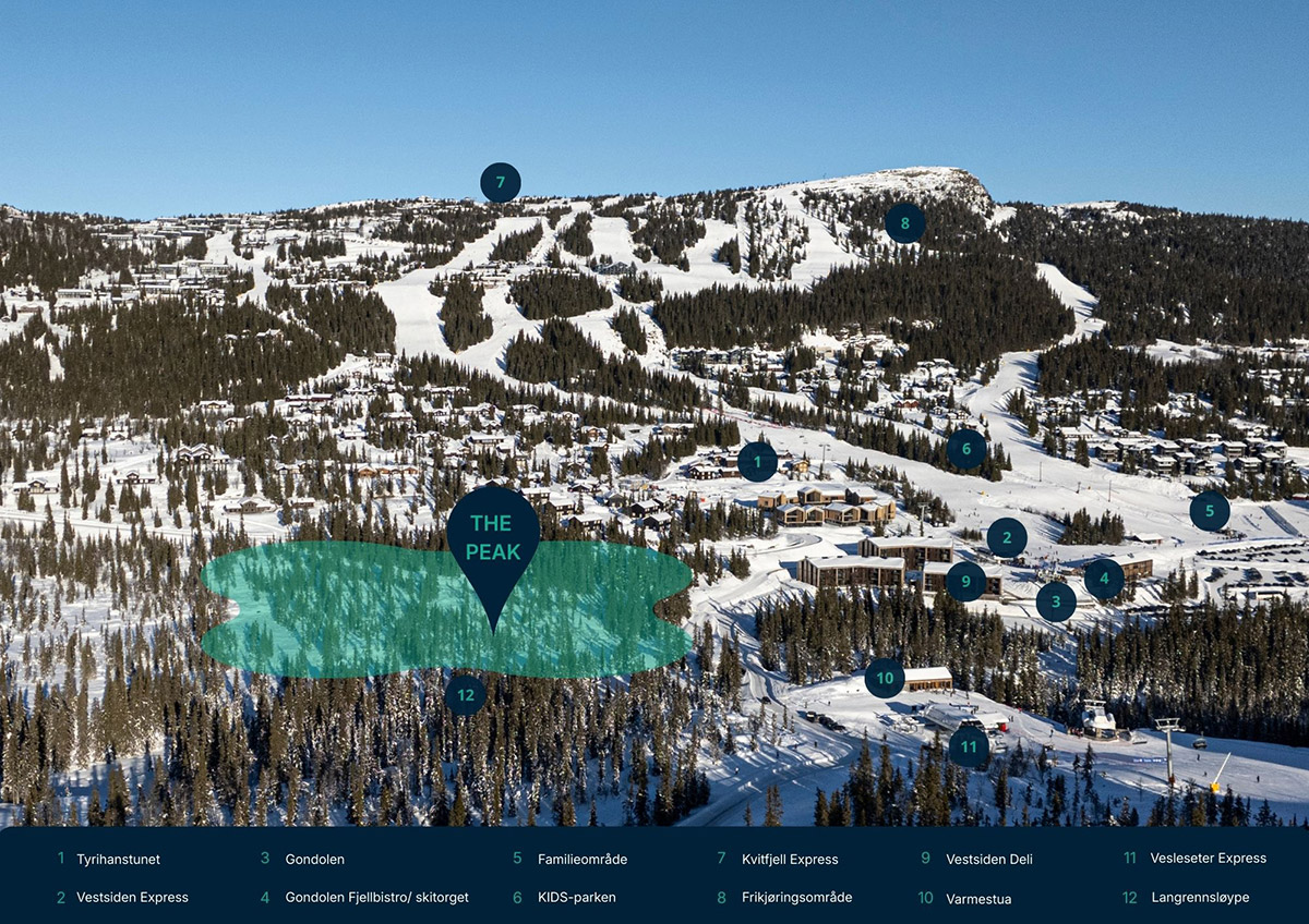 The Peak Kvitfjell Infobilde