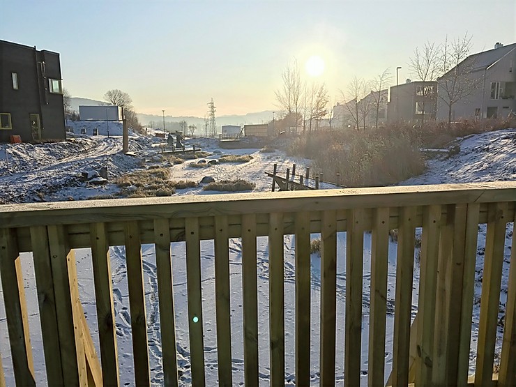 gangbru og sykkelbru utleira