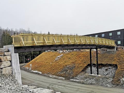 Ny flott gangbru