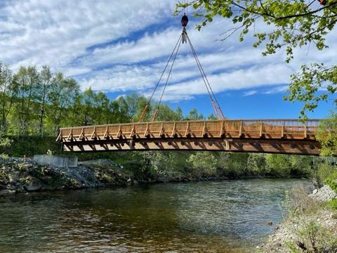 Gang- og sykkelbru Orkland