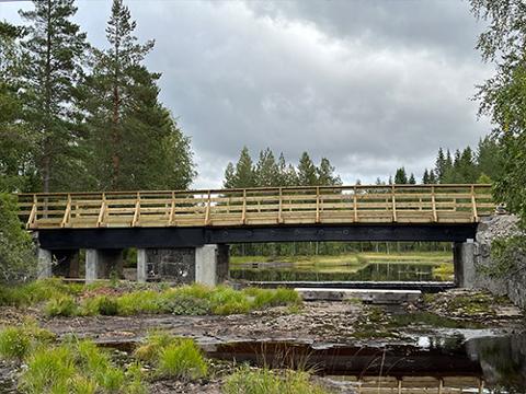 Landbruksvegbru ved Mjøvann
