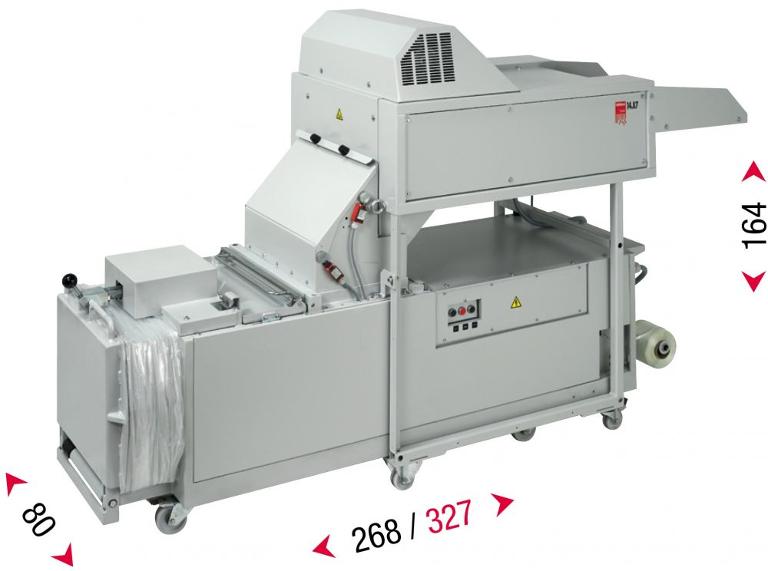 Intimus Power m/balepresse- Makuleringsmaskiner - Sentral høyvolum