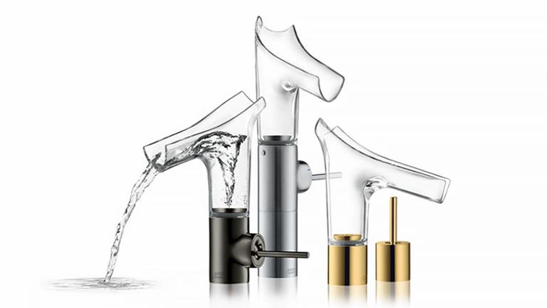 Bilde av lekre designkraner med glass