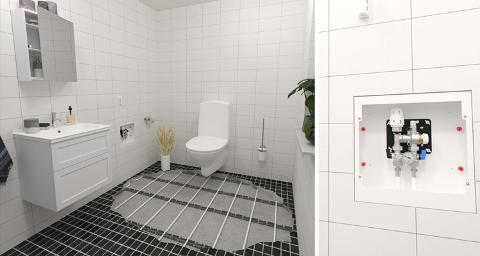 LK Minikretsventil RTB - For styring av mindre gulvvarmekurser