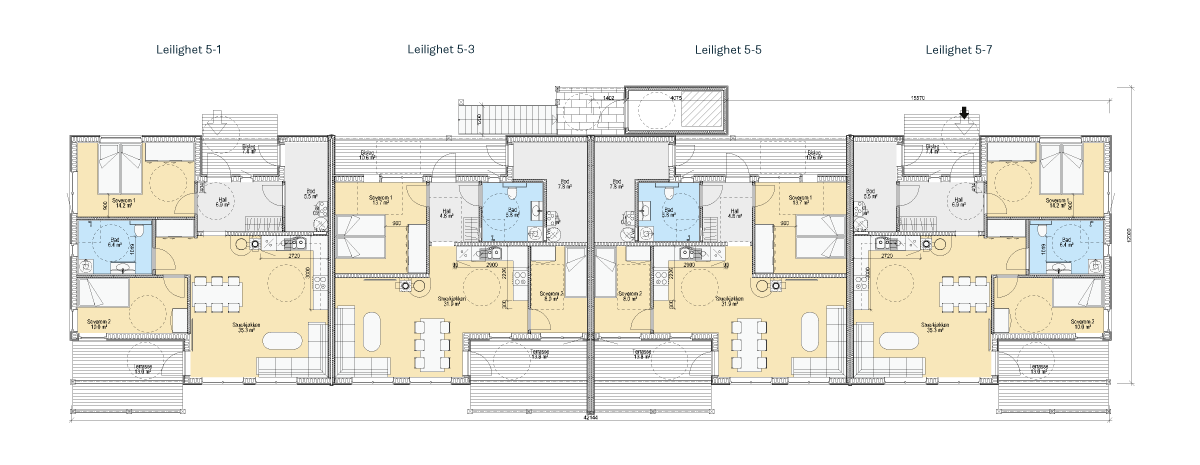 slettmoen plantegning 1.etg
