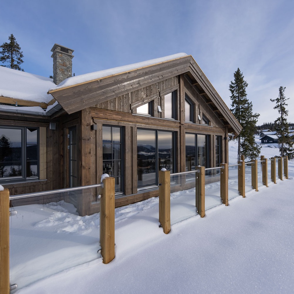 tindehytte toppagrenda vinter