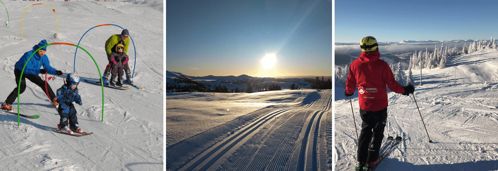 Bilder fra skibakken