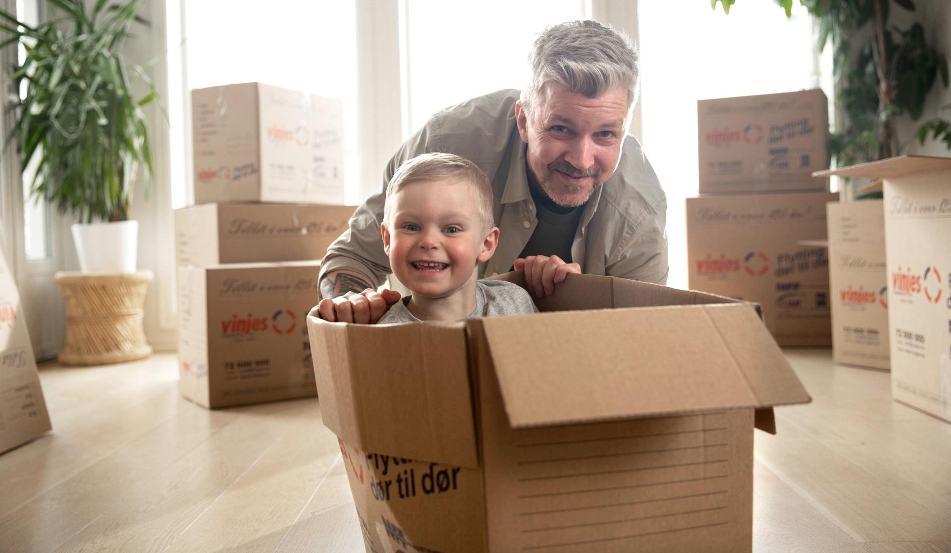 Flytte privat med Vinjes